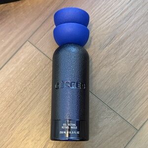 Adidas Black Bottle with Blue Cap